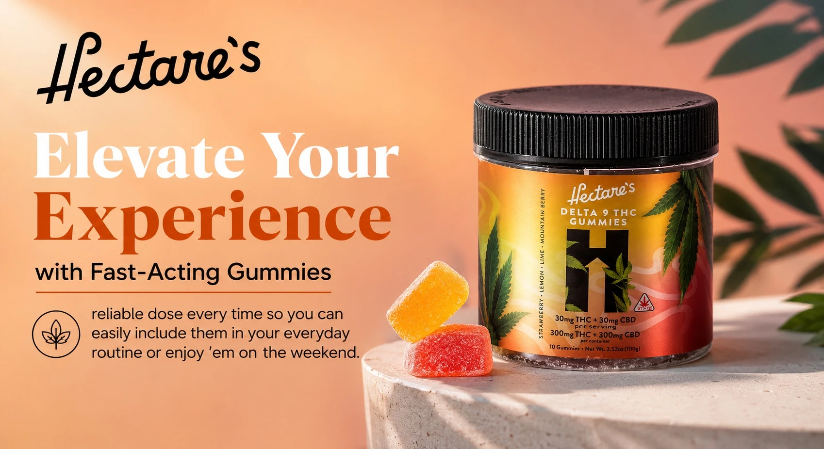 Buy Delta 9 Gummies from Hectares Shop Premium THC Gummies